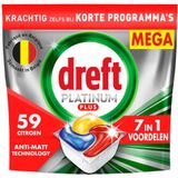 Dreft - Platinum Plus - Vaatwastabletten - 30 Stuks - Anti-dofheidstechnologie
