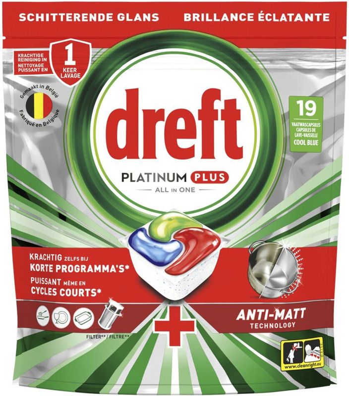 Dreft - Platinum Plus - Vaatwastabletten - 30 Stuks