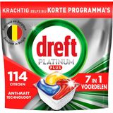 Dreft - Platinum Plus - Vaatwastabletten - 60 Stuks - Anti-Dofheidstechnologie