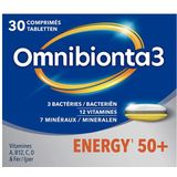 Omnibionta3 - Energie 50+ - Vitaminen en Mineralen - 30 Tabletten
