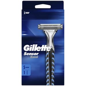 Gillette - Sensor Excel - Scheerhouder - 5 Scheermesjes
