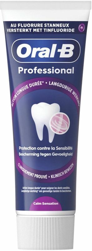 Oral-B - Professional Calming Sensitive Tandpasta - Eucalyptus Pepermunt - 75ml