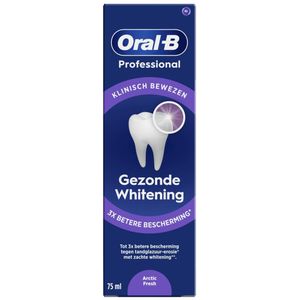 Oral-B - Professional Gezonde Whitening - Tandpasta - Pepermuntsmaak - 12x 75 ml
