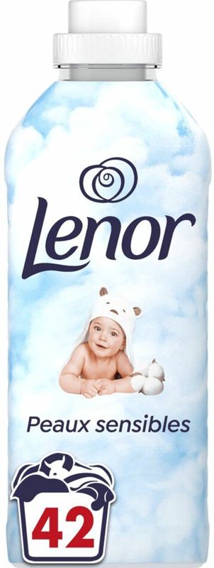 Lenor - Wasverzachter - Gevoelige Huid - 42 Wasbeurten - 12 x 882 ml - Voordeelverpakking