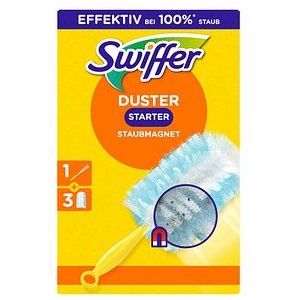 Swiffer Duster Starterkit met 3 navullingen wit Polyester Swiffer Plumeau