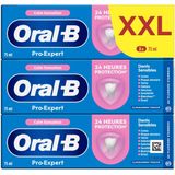 Oral-B - Pro-Expert Gevoeligheid Calm Sensation - Tandpasta - Eucalyptus Pepermuntsmaak - 3 x 75ML