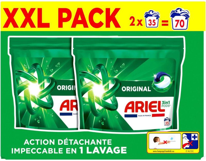 Ariel - 3in1 Pods Original - Wasmiddel - 70 Stuks