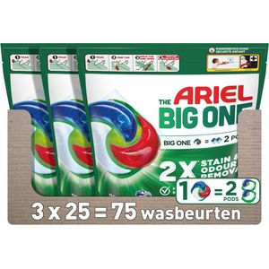 Ariel - The Big One Pods - Vloeibaar Wasmiddel - Original - 24 Capsules