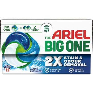 Ariel - The Big One 3 in 1 Pods Alpine - 4 x 15Ct - Wasmiddelcapsules