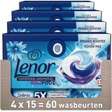 Lenor - All-in-1 Pods - Zeebries - 4 x 15 Stuks