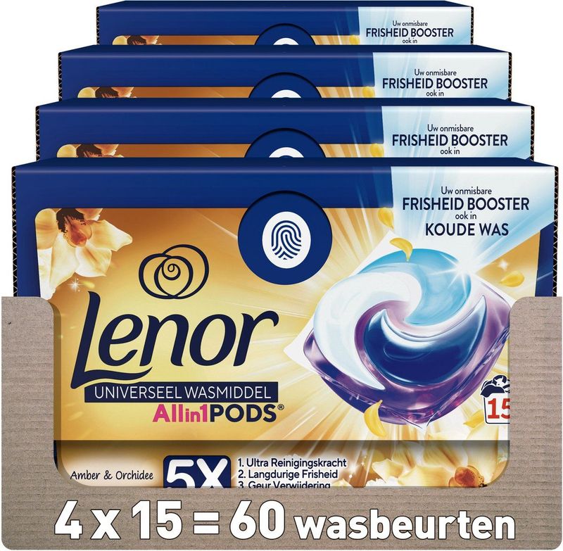 Lenor - Amber & Orchidee - Wasmiddel Pods - 20 Stuks