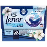 Lenor - Katoen Fris - All-in-1 Wasmiddel Pods - 20 Stuks