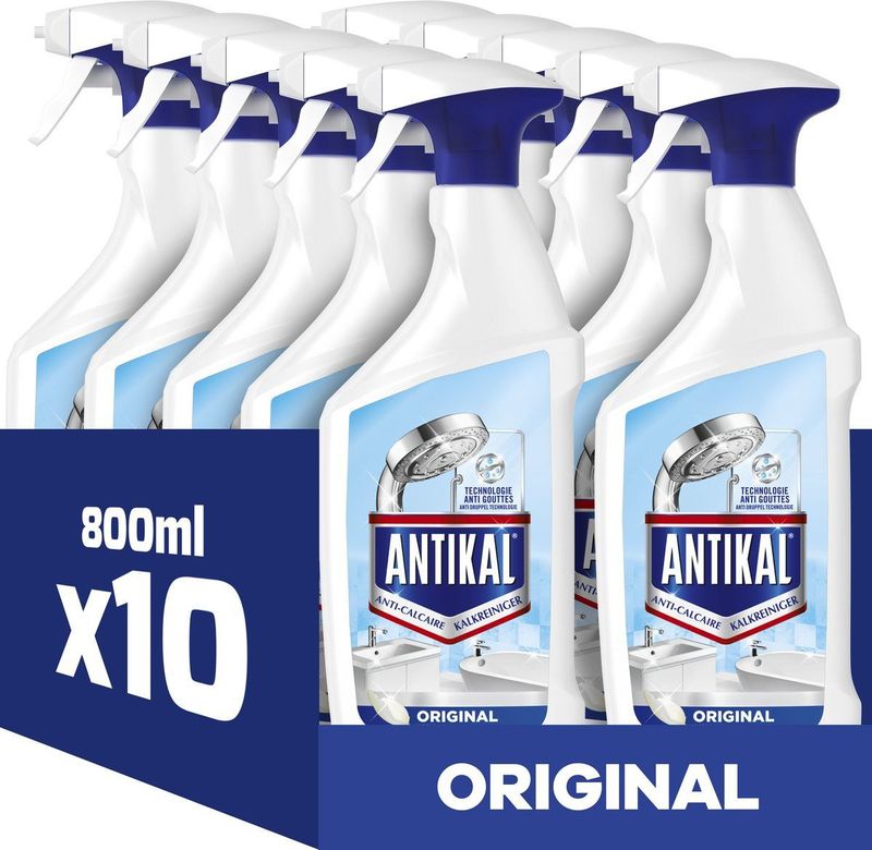 Antikal Original Spray - Om Tot 100% Kalkaanslag Te Verwijderen 10 x 800 ml