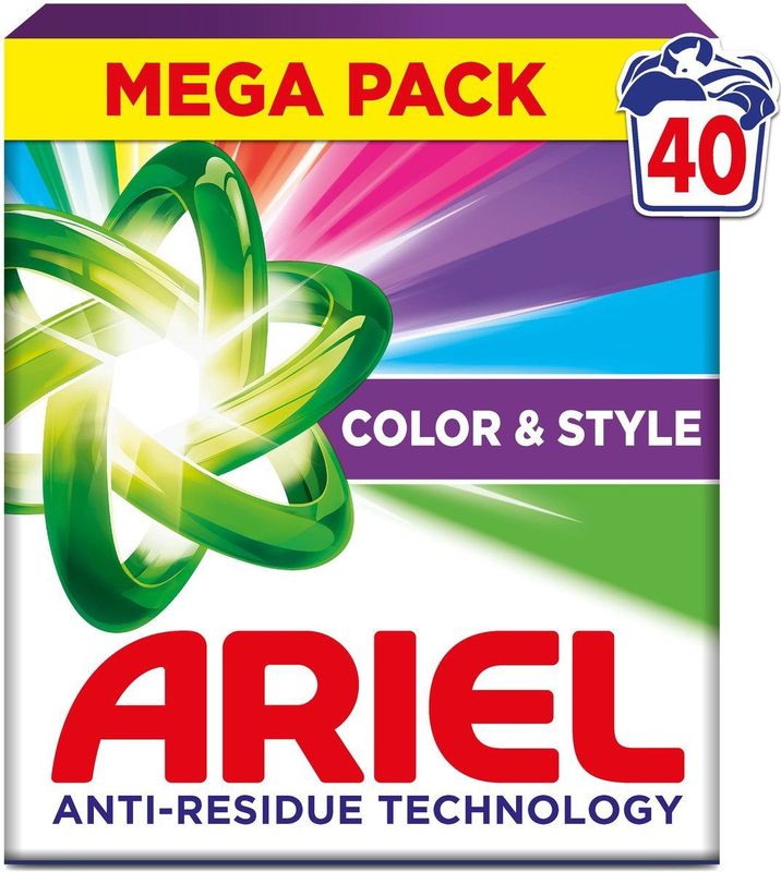 Ariel - Color Fast Dissolving - Waspoeder - Kleurbescherming - 1,6 kg