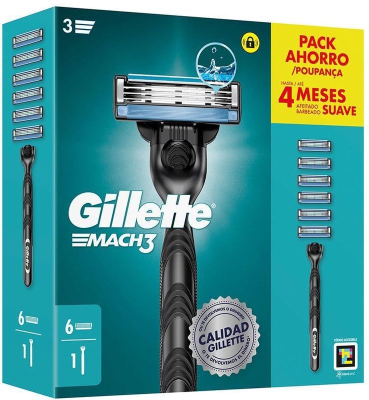 Gillette - Mach 3 Pack - Scheermesjes