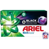 Ariel - 4in1 PODS - Wasmiddelcapsules - Zwart - Beschermt Glans