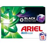 Ariel - 4in1 Pods - Wasmiddelcapsules - Black Protection - 16 Stuks