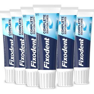 Fixodent - Complete Sterke Fixatie Kleefpasta - Original Fresh - 6 x 47 gram