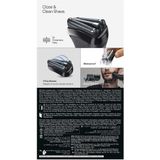 Braun - Series 3 300BT - Elektrisch Scheerapparaat - Grijs - Met Baardtrimmer Opzetstuk