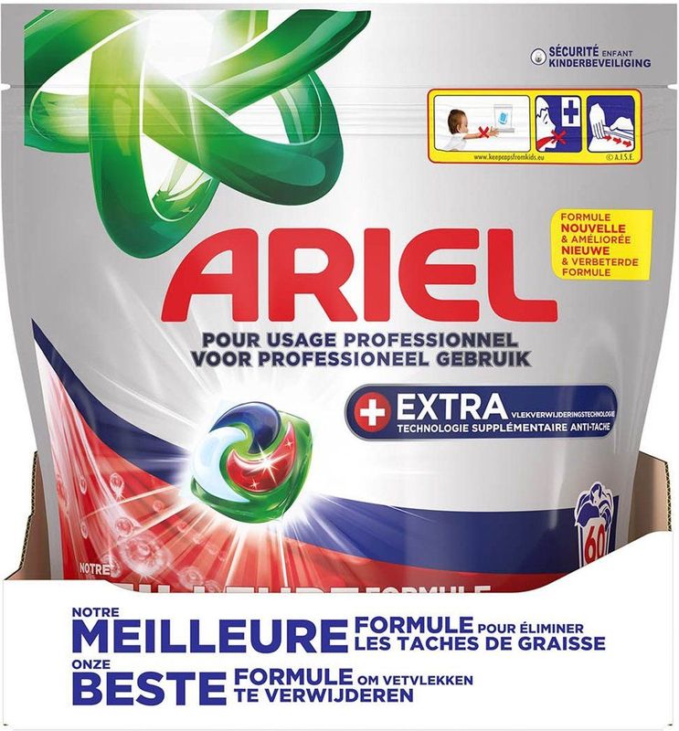 Ariel - Professional Wasmiddel - Pods - Stainbuster - 60 Stuks
