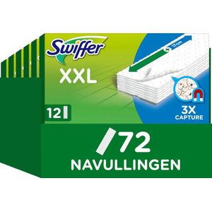 Swiffer xxl vloerreiniger droge vloerdoekjes - vloerwisser navullingen - 6 x 12 stuks