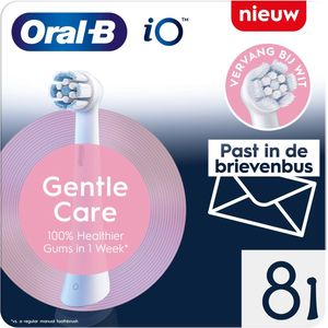 Oral-B iO Gentle Care - Oorspronkelijke Ronde Opzetborstels - Wit - 8 Stuks