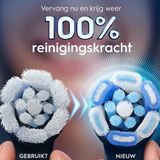 Oral-B - OB IO REFILL - 8 Stuks - Vervangende Opzetborstels - Kleurveranderende Borstelharen