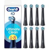 Oral-B - OB IO REFILL - 8 Stuks - Vervangende Opzetborstels - Kleurveranderende Borstelharen