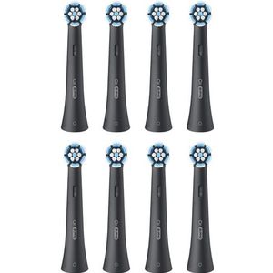 Oral-B - iO Series - Opzetborstels - Zwart - 8 Stuks