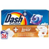 Dash - Platinum 4in1 - Wasmiddel Pods - Amber & Orchidee - 4 x 26 Wasbeurten