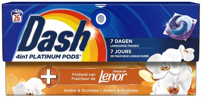 Dash - Wasmiddelcapsules - 4in1 Pods - Amber & Orchidee - 26 Stuks