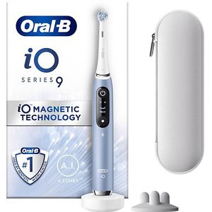 Oral-B - iO Metalic - Elektrische Tandenborstel - Blauw - Inclusief Reisetui