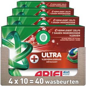 Ariel - 4in1 Pods - Wasmiddelcapsules - Ultra Vlekverwijderaar - 30 Stuks