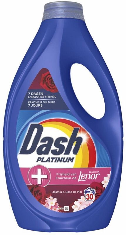 Dash - Platinum Vloeibaar Wasmiddel - Katoen fris - 30 Wasbeurten