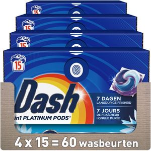 Dash - Platinum 4in1 Wasmiddel Pods - Zeebries - 20 Stuks