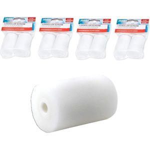 4x Veba Verfrol A2 Schuim 5cm Recht  - Voordeelverpakking