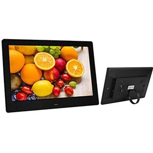 Thuis elektronische album HD album foto scherm fotolijst smalle kant kalender muziekspeler reclame machine 10.1 inch;(Color:zwart)