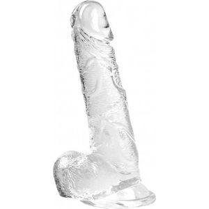 Transparante Realistische Doorzichtige Dildo - Transparante Dildo - Flexibel - Parabenen Vrij - Intergalactic - Oxygen