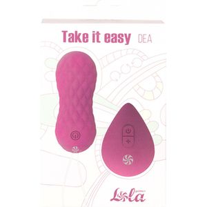 Vibrerend Ei met afstandsbediening - Vibrerend balletje - Take It Easy - Dea - Hypoallergeen Siliconen - Krachtige motor - USB oplaadbaar - Waterdicht IPX6 - Roze