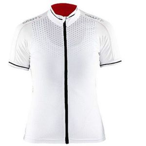 Craft - Glow Bike Jersey - Fietsshirt - Wit/Zwart - Functioneel Materiaal