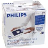 Philips - S-bag FC8021/05 - Stofzuigerzakken - 16 Stuks - S-bag Classic Long Performance