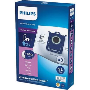 Philips S-Bag FC8027/01 - 3 stuks - Stofzuigerzak Ultra Long Performance