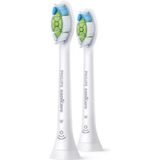 Philips Sonicare opzetborstels W2 Optimal White (wit, 2 stuks)