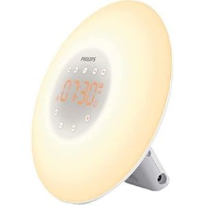 Philips Wake-Up Light Hf3505/01 - Schemeringssimulator Met Led-Licht (10 Instellingen) En Touch-Oppervlak - Wit