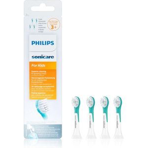 Philips Sonicare For Kids HX6034/33 - opzetborstel 4 stuk(s) - Turkoois