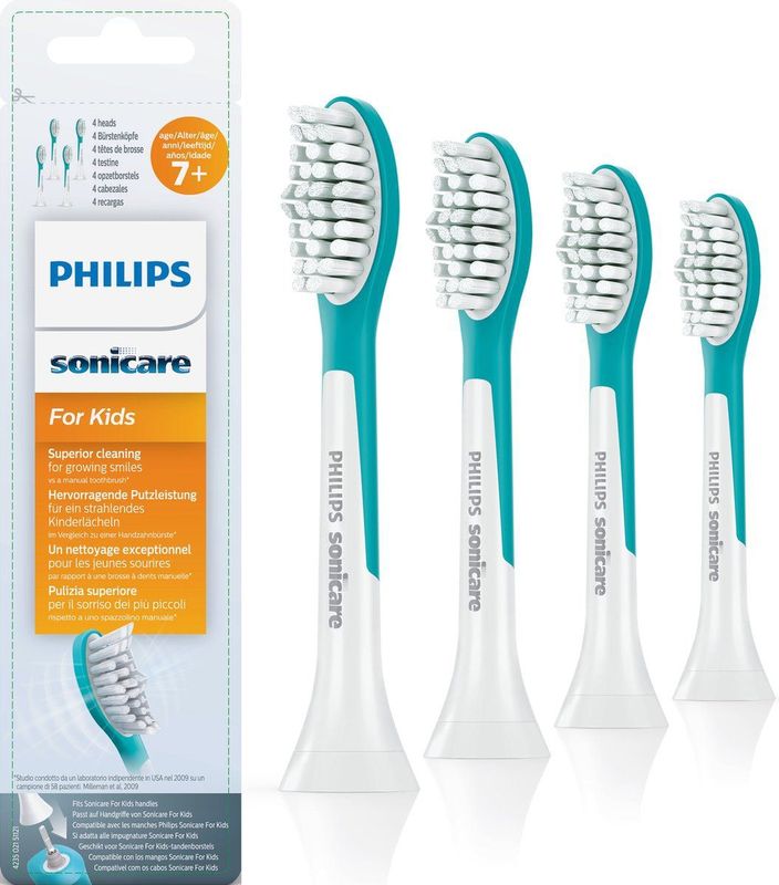 Philips Sonicare For Kids HX6044/33 opzet borstel 2 stuk(s) Blauw