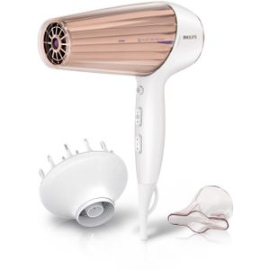 Philips Föhn Drycare Prestige - 2300 Watt -Ionenconditioner - Controleert droogtemperatuur - 6 Temperatuurstanden - Beschermd tegen oververhitting - Koele luchtstoot - Diffuser mondstuk - HP8280/00