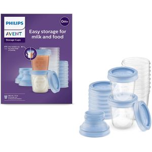 Philips Avent - Bewaarcontainers - Transparant - BPA-vrij - 5 stuks