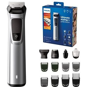 Philips Multigroom Series 7000, 14-in-1 voor gezicht, haar en lichaam met DualCut-technologie (model MG7720/15)