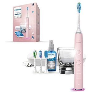 Philips Diamondclean Smart/Elektrische Tandenborstel, Intelligent, Zwart Mat Roze